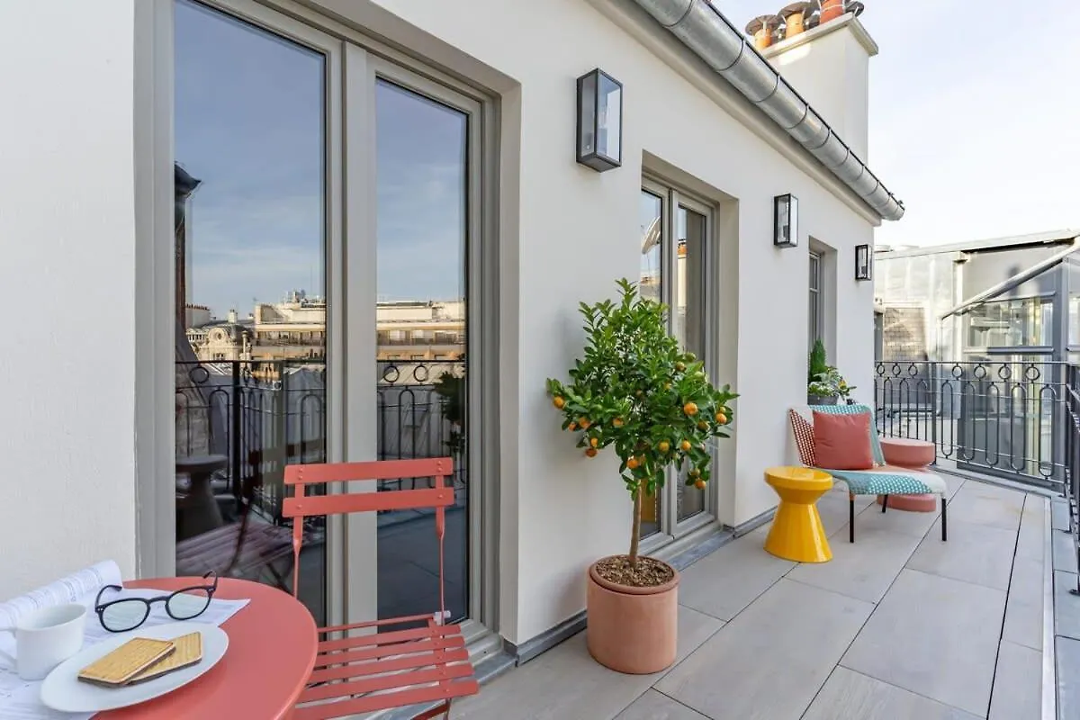 Lovely Penthouse Apt With Terrasse Paris 0*,