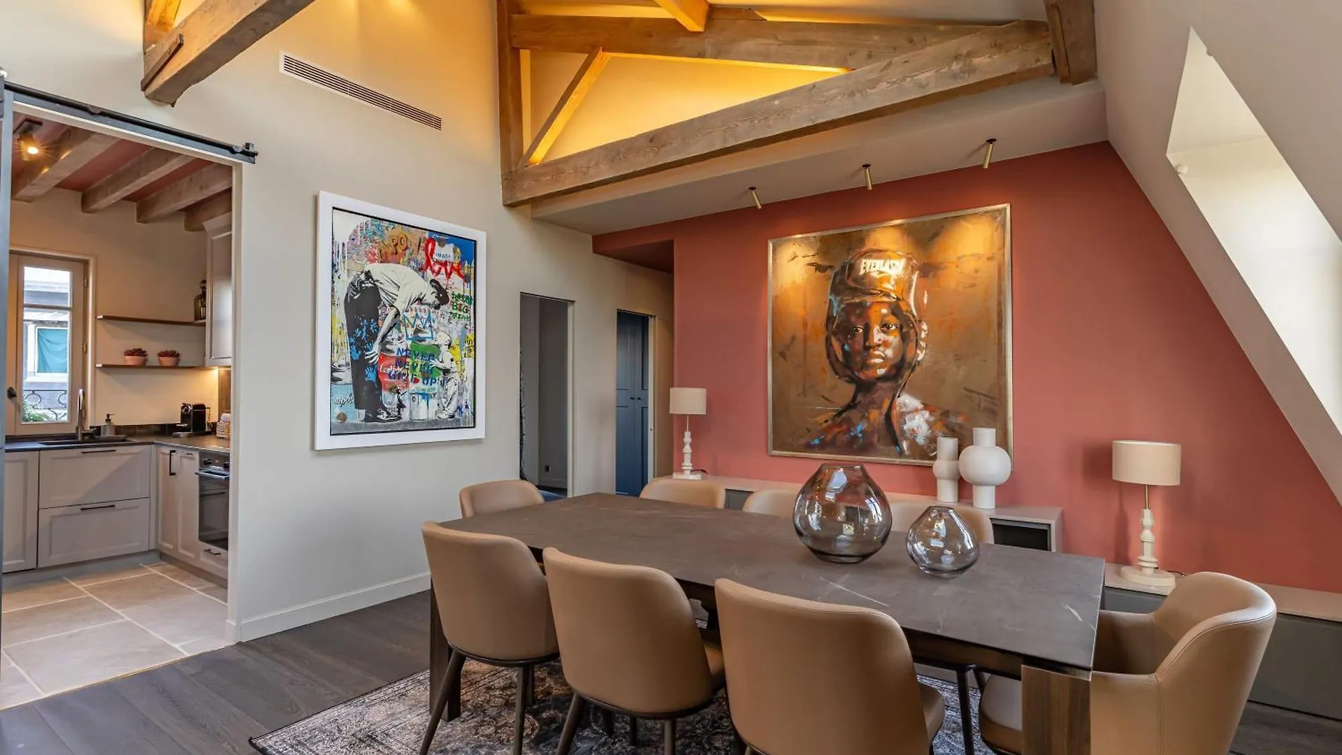 Daire Lovely Penthouse Apt With Terrasse Paris