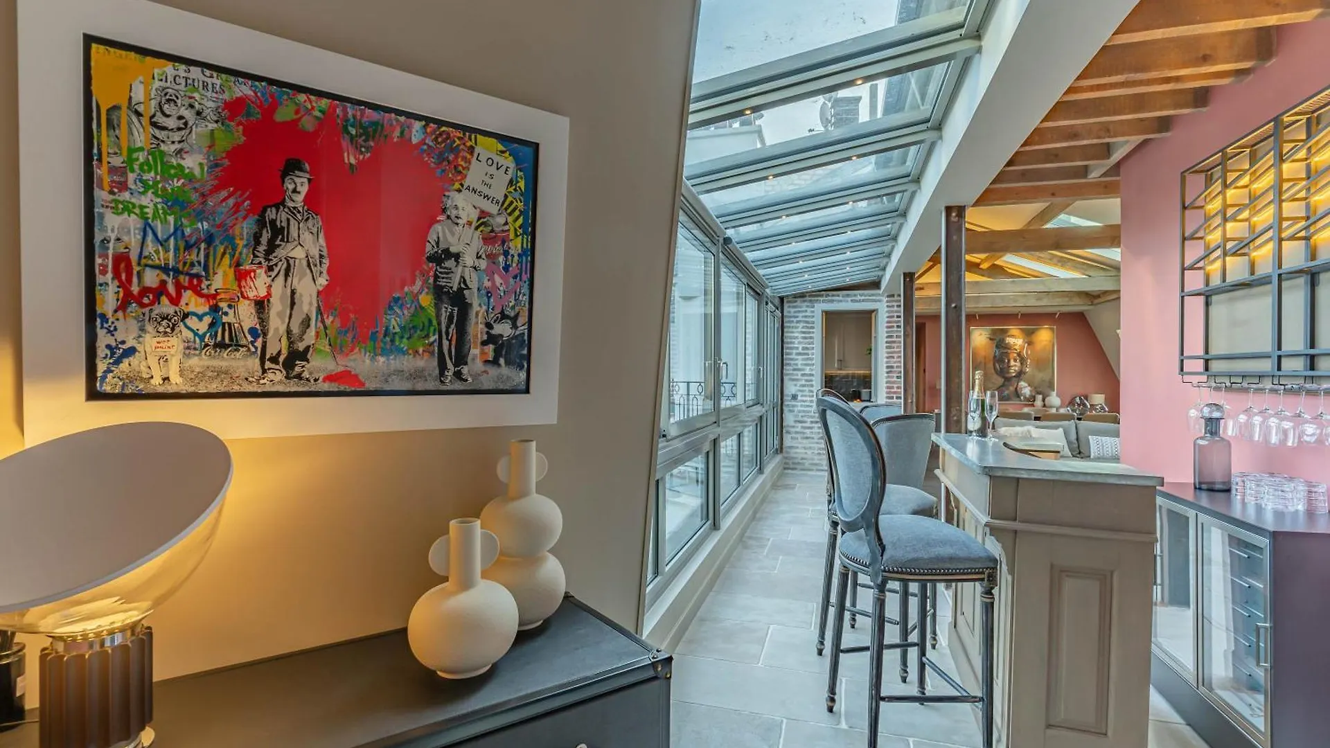 Lovely Penthouse Apt With Terrasse Paris Daire